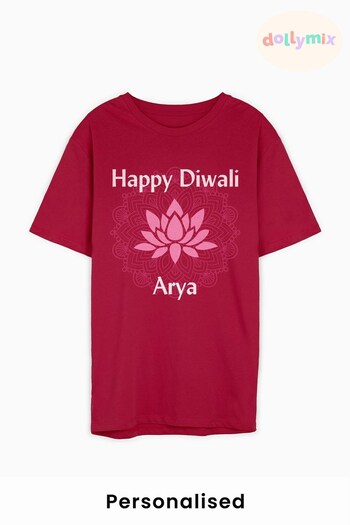 Personalised Womens Diwali T-Shirt by Dollymix (Q33557) | £17