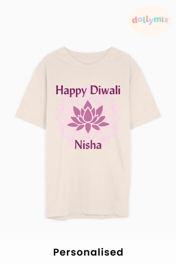 Personalised Womens Diwali T-Shirt by Dollymix (Q33558) | £17