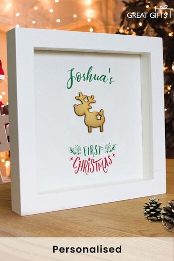 Personalised My First Christmas Print by Great Gifts (Q33560) | £20