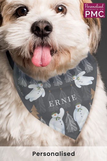 Personalised 'The Snowman' Dog Bandana Exlcusive to Atelier-lumieresShops by PMC (Q33583) | £15
