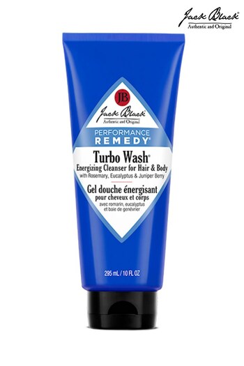 Jack Black Turbo Wash Energizing Cleanser For Hair and Body With Rosemary, Eucalyptus and Juniper Berry 295ml (Q33613) | £18.50