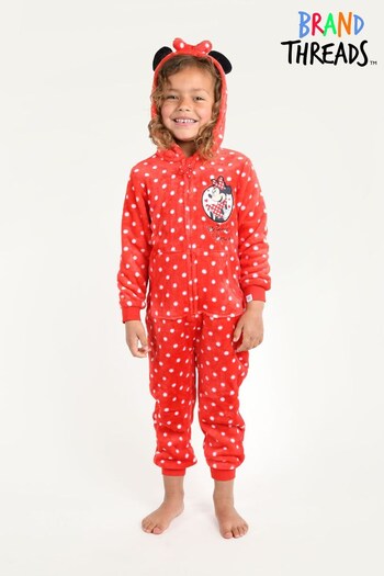 Brand Threads Red Minnie Mouse Disney All in One (Q33753) | £20