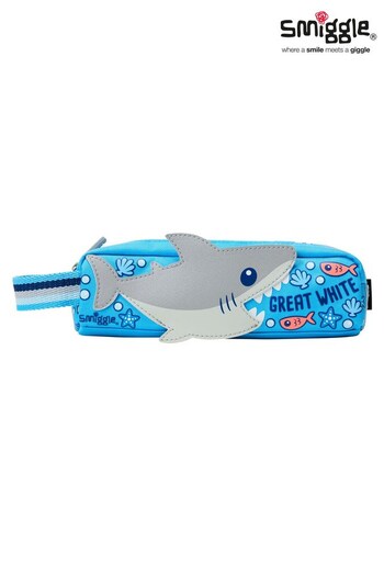 Smiggle Blue Shark Up & Down Character Pencil Case (Q33873) | £14