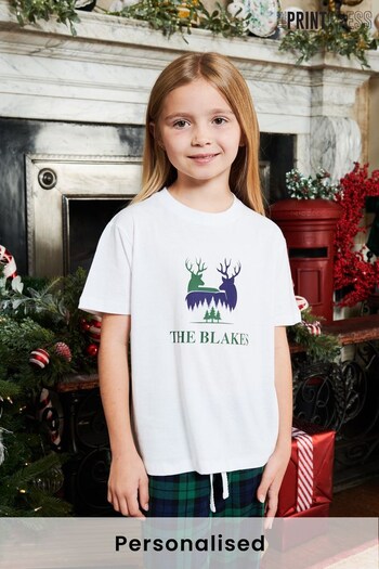 Personalised Girls Christmas Pyjamas by The Print Press (Q34086) | £30