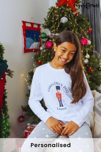 Personalised Toy Soldier Pyjama Set for Kids by Percy & Nell (Q34088) | £28