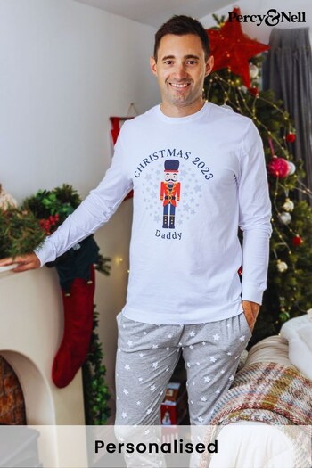Personalised Toy Soldier Pyjama Set for Men by Percy & Nell (Q34110) | £36