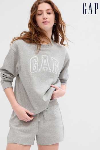 Gap Light Grey Logo Crew Neck Sweatshirt (Q34336) | £25