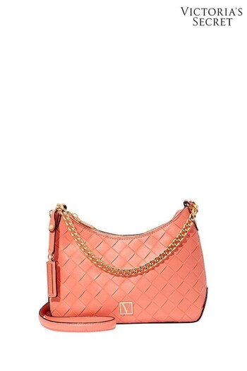 Victoria's Secret Guava Woven Mini Curve Bag (Q34368) | £49