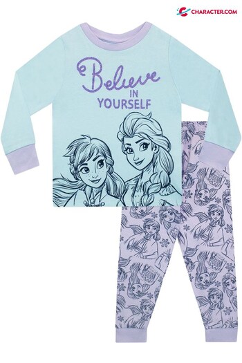 Character Purple Disney Frozen Long Leg Pyjamas (Q34468) | £19