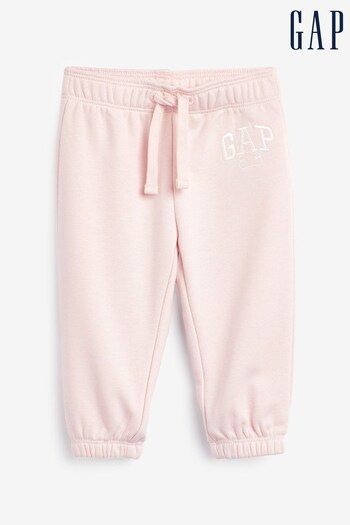Gap Pink Arch Logo Baby Pull On Joggers (Q34494) | £15