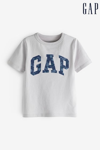 Gap Grey Logo Crew Neck Short Sleeve T-Shirt (Q34570) | £10