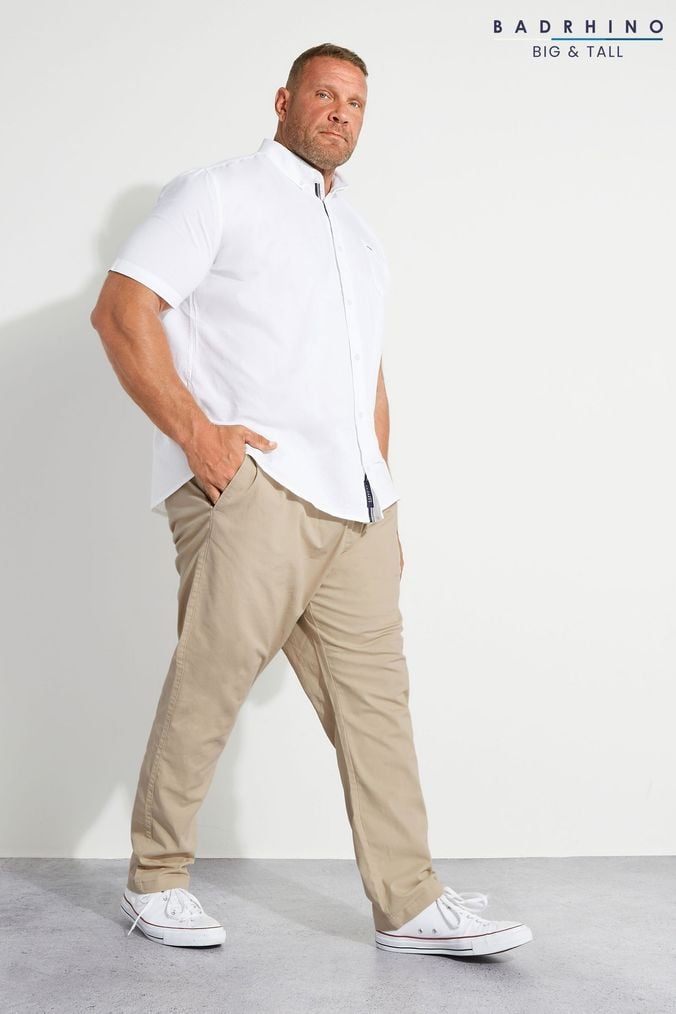 Big and tall all white outfit 2025