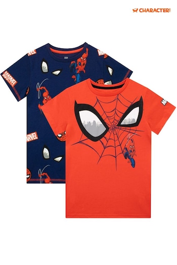 Character Red Spider-Man 2 Multipack Short Sleeve T-Shirt (Q34918) | £19