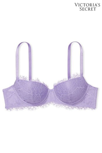 Victoria's Secret Star Lilac Purple Lace Lightly Lined Demi Bra (Q35049) | £49