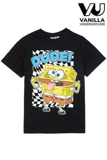 Vanilla Underground Black - SpongeBob SquarePants Gaming T-Shirt (Q35060) | £14