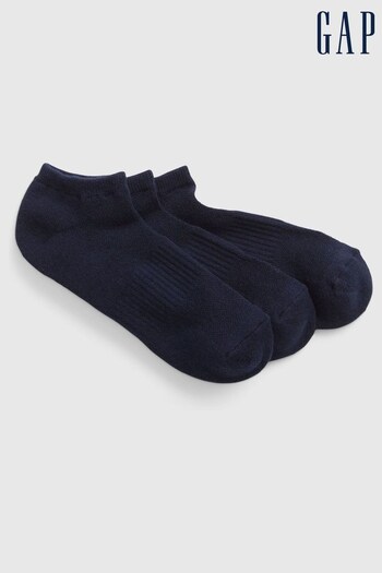 Gap Blue Athletic Ankle Socks 3-Pack (Q35312) | £10