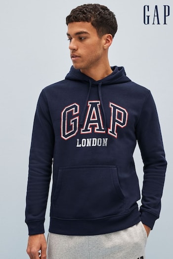 Gap Navy Blue London Logo Hoodie (Q35397) | £30