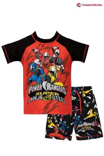 Character Red - Power Rangers Shorts and Top Swim Set (Q35413) | £21