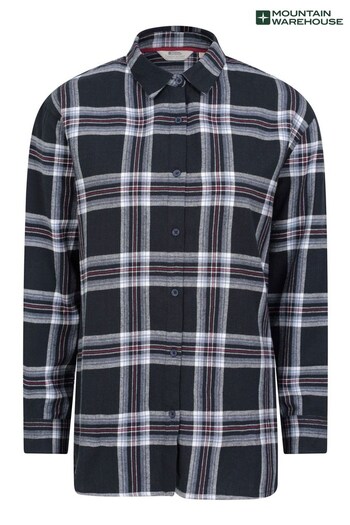 Mountain Warehouse Blue Billie Check Oversized Shirt (Q35883) | £32