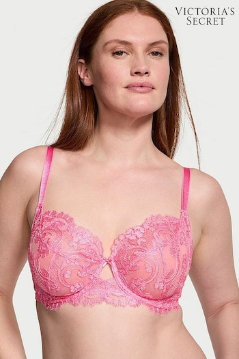 Victoria's Secret Tickled Pink Boho Floral Fuller Cup Bra (Q35938) | £59