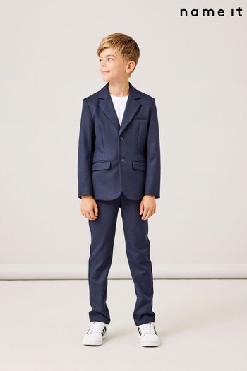 Name It Navy Blue Fitted Blazer (Q36180) | £49