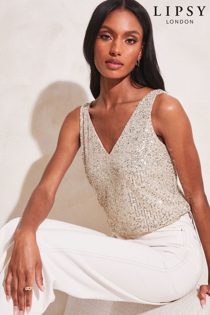 Lipsy sequin tops new arrivals