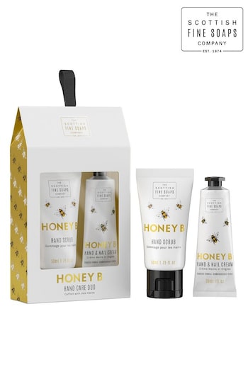 Scottish Fine Soaps Honey B Hand Care Duo (Q36629) | £13
