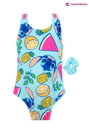 Character Blue Disney  Lilo and Stitch Swimsuit and Scrunchie Set (Q36706) | £19