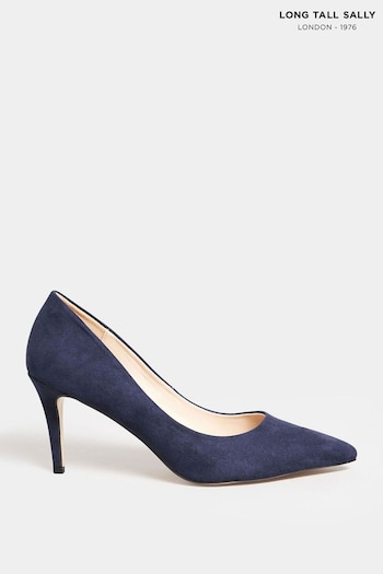 Long Tall Sally Blue Point Court Shoe (Q36805) | £33