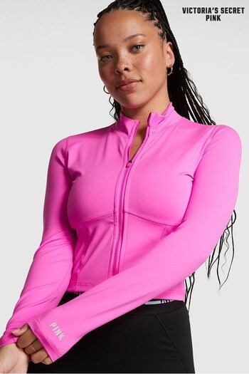 Victoria's Secret PINK Pink Berry Active Full Zip Jacket (Q36899) | £46