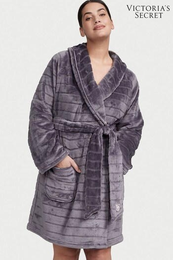 Victoria's Secret Tornado Grey Short Cosy Robe (Q36912) | £49