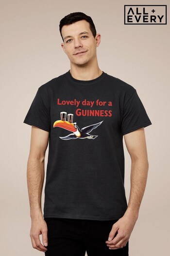 All + Every Black Lovely Day For A Guinness Men's T-Shirt (Q37042) | £22