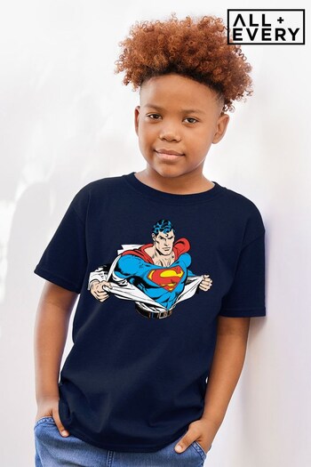 All + Every French Navy Superman To The Rescue Quick Change Kids T-Shirt (Q37078) | £18