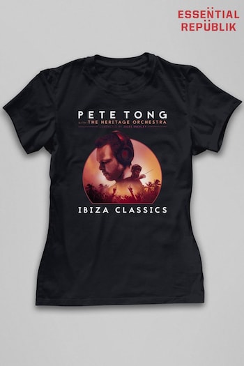 Essential Republik Black Pete Tong Ibiza Classics Tour Heritage Orchestra Women's T-Shirt (Q37082) | £24