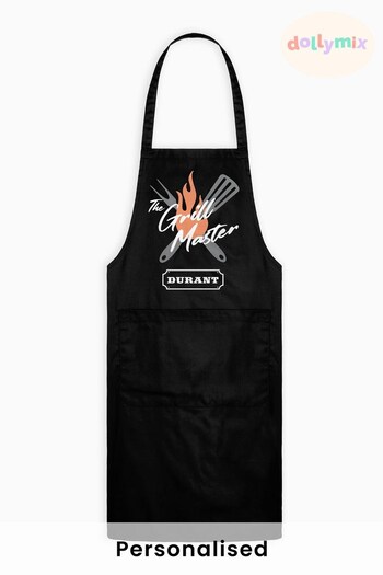 Personalised Grill Master Apron by Dollymix (Q37382) | £18