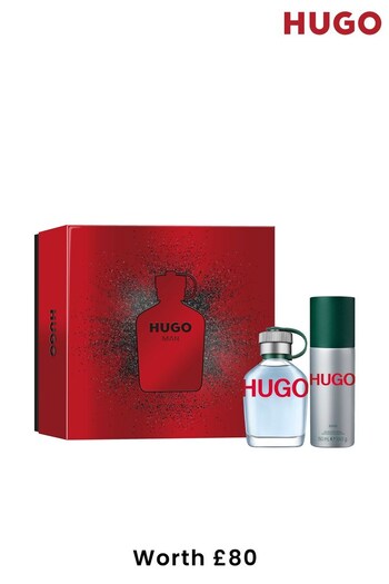 HUGO Man Eau de Toilette 75ml Gift Set (Worth £80) (Q37605) | £56