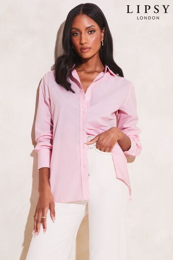 Lipsy Pink Button Through Shirt (Q37816) | £29