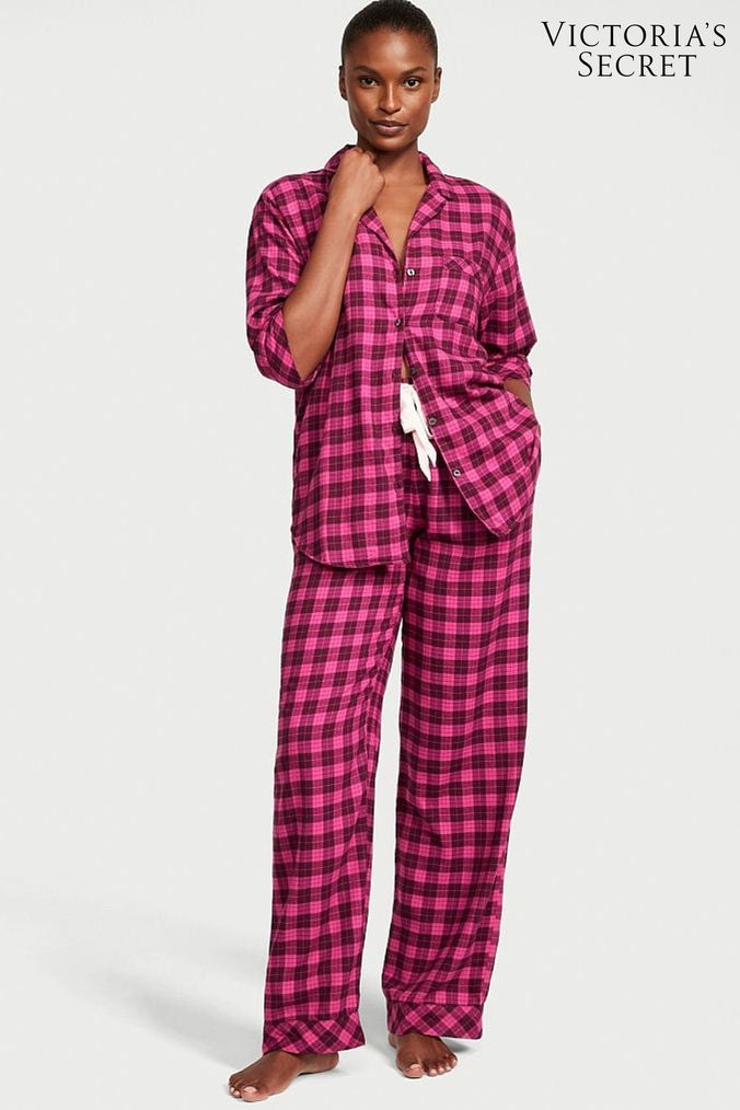 Buy Women s Pyjamas X Small Pink Victoria s Secret Cotton Mix
