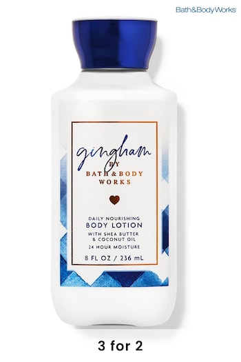 Furniture Recycling Services Gingham Daily Nourishing Body Lotion 8 fl oz / 236 mL (Q38226) | £17