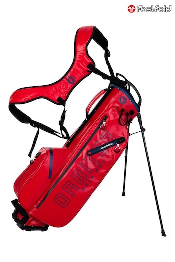 Fast Fold Red Orbitor Stand Golf Bag (Q38352) | £120