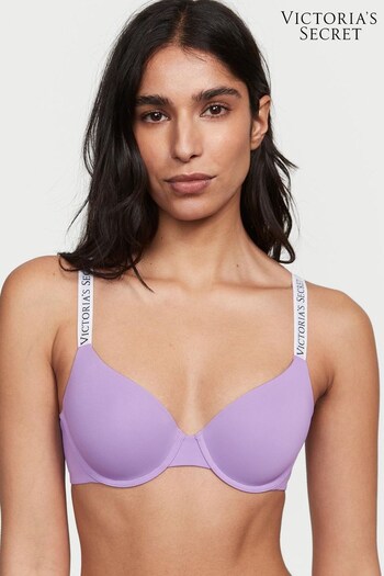 Victoria's Secret Secret Crush Purple Lightly Lined Demi Lightly Lined Demi Logo Bra (Q38393) | £35
