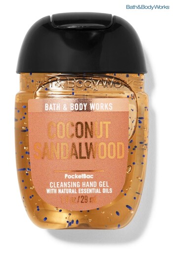 A-Z Mens Brands Coconut Sandalwood PocketBac Cleansing Hand Gel 1 fl oz / 29 mL (Q38424) | £4