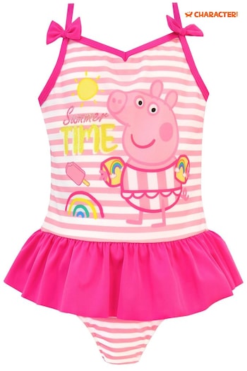 Character Pink Peppa Pig Swimsuit (Q38530) | £17