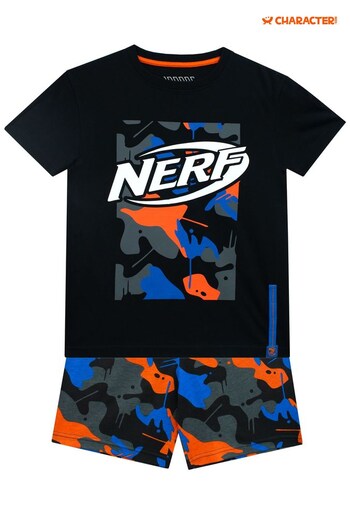 Character Black - Nerf T-Shirt and Shorts wrap Set (Q38596) | £21