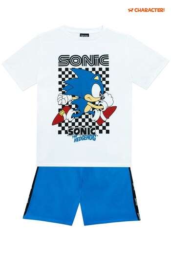 Character Blue Sonic T-Shirt and Shorts Set (Q38597) | £21