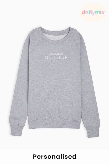 Personalised Brides Mother Sweatshirt by Dollymix (Q38610) | £28