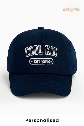 Personalised Cool Kid Cap by Dollymix (Q38632) | £14