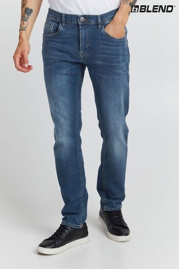 Blend Blue Regular Denim Jeans In Twister Fit With Vintage Finish (Q38734) | £50