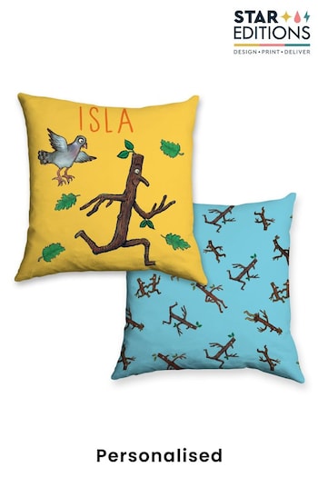 Personalised Stick Man Running Cushion by Star Editions (Q38745) | £24.99