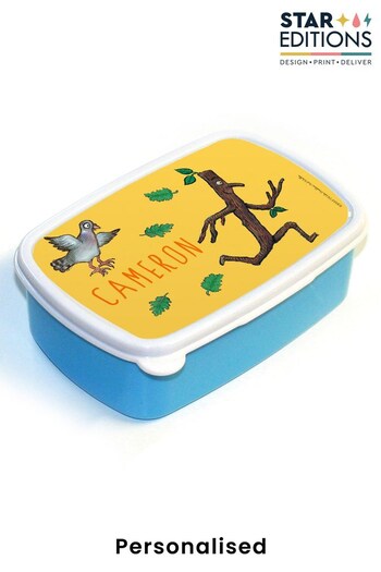 Personalised Yellow Stick Man Running Lunch Box by Star Editions (Q38747) | £12.99